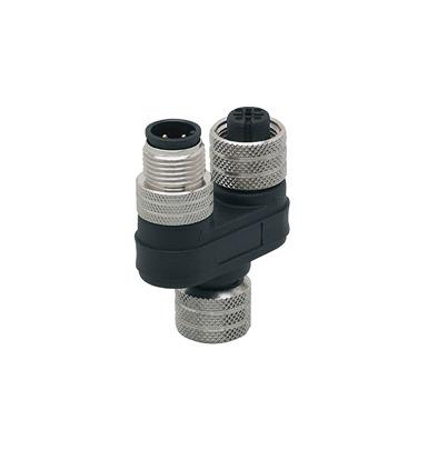 E11569 ifm electronic E1 Series Adapter, M12, 4 way, 4 port