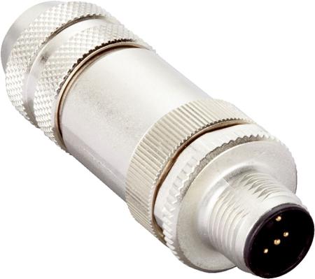 STE-1204-GZ SICK Circular Connector, 4 Contacts, Cable Mount, M12 Connector, Plug, Male, IP67, STE Series