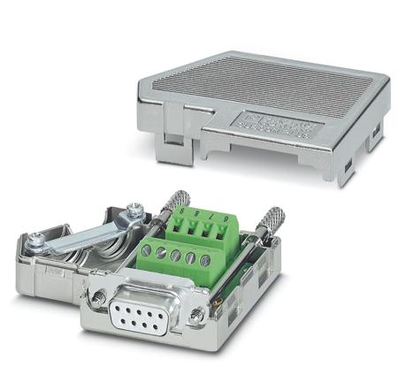 2744241 Phoenix Contact SUBCON-PLUS 9 Way 35 ° Cable Mount D-sub Connector Socket