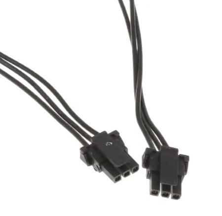 1451320310 Molex 3 Way Female Micro-Fit TPA to 3 Way Female Micro-Fit TPA Wire to Board Cable, 1m