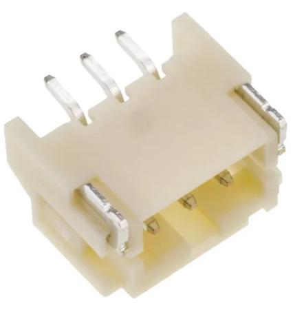 147-098 RS PRO Right Angle Surface PCB Header, 3 Contact(s), 2 mm Pitch, 1 Row, Shrouded