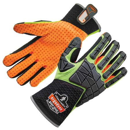 17904 Ergodyne ProFlex Lime Waterproof Work Gloves, Size L