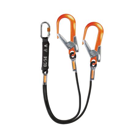 NHDYA10AC NEOFEU 1.3m Work Positioning Fall Arrest Lanyard Eashook Locking Carabiner Twin