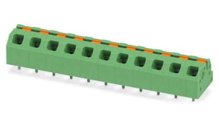 1862369 Phoenix Contact SPTAF 1/11-5.0-IL Series PCB Terminal Block, 11-Contact, 5mm Pitch, Through Hole Mount, 1-Row
