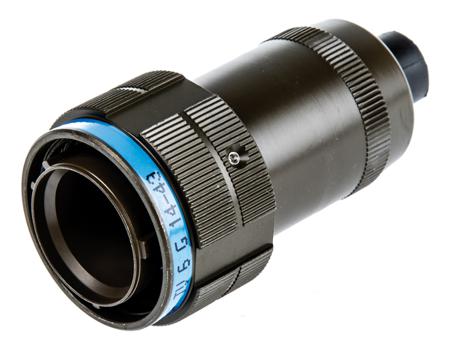 USBFTV6G Amphenol Socapex Straight, Cable Mount, Plug- Single Port Type A 2.0 IP68 USB Connector