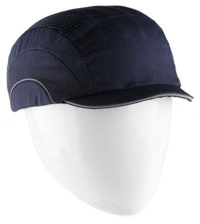 ABT000-002-100 JSP Canvas HDPE Navy Short Peaked Safety Cap