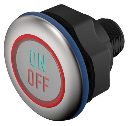 84-ACKS-C12-04C1 EAO Capacitive Switch NO,Illuminated, Green, IO-Link, IP69K