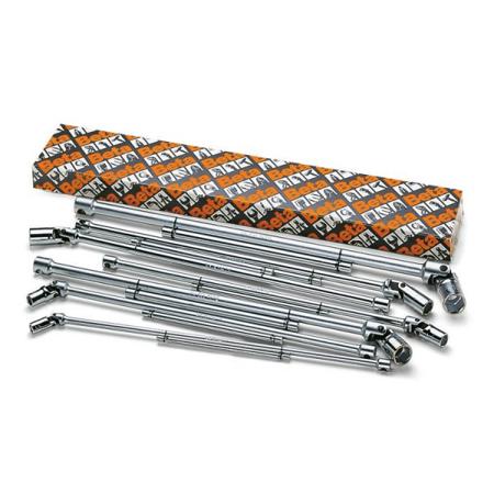 952/S10 BETA 7 mm, 8 mm, 10 mm, 11 mm, 12 mm, 13 mm, 14 mm, 15 mm, 17 mm, 19 mm Hex Socket Spanner Set with T-Handle Handle,