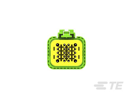1-2350890-3 TE Connectivity, NTSEAL Automotive Connector Socket 20 Way, Solder Termination