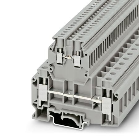 2771007 Phoenix Contact  UKKB 10/2.5 Series Grey, Double-Level, Screw Termination
