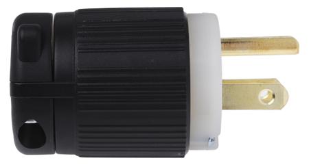 860-6738 RS Pro , US Mains Plug NEMA 5-15P, 15A, Cable Mount, 125 V AC