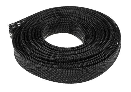 408-215 RS Pro Expandable Braided PET Cable Sleeve 20mm 5m