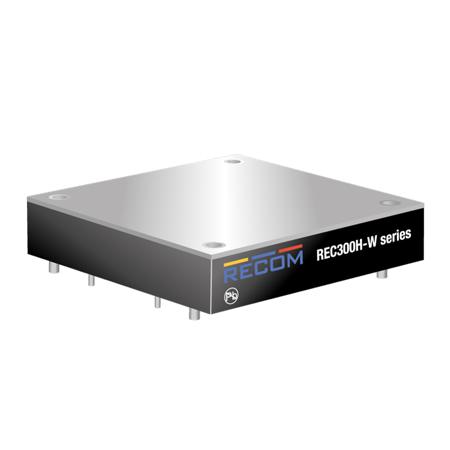REC300H-2448SW Recom REC300H-W DC-DC Converter, 24V dc/ 6.25A Output, 9 → 36 V dc Input, 300W, Through Hole, +100°C Max Temp