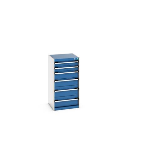 40010047.11V Bott 6 Cabinet, Steel, 1000mm x 525mm x 525mm, Blue, Light Grey