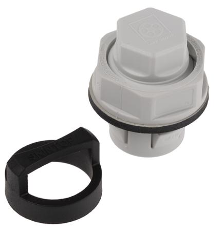 52109013 Lapp Grey M16 Threaded Blanking Plug, Polyamide, IP68