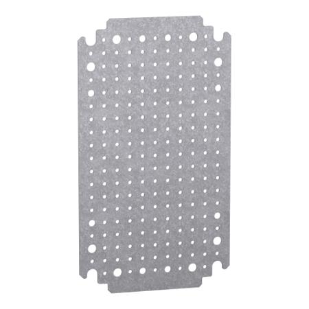 NSYMF32 Schneider Electric PanelSeT Series Perforated Mounting Plate, 300mm H, 200mm W for Use with Spacial CRN, Spacial S3D,