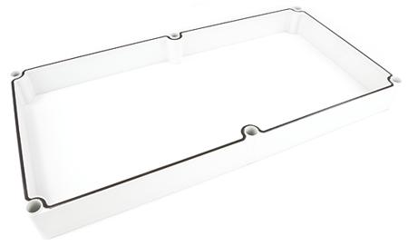 EKTZR EXTENSION FRAME Fibox Polycarbonate Extension Frame, 50mm H, 280mm W, 560mm L For Use With EK Enclosure