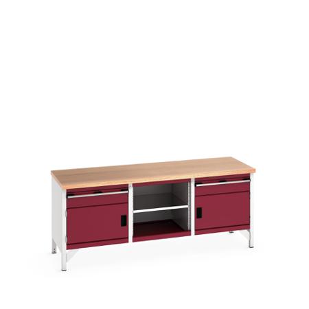 41002052-24V Bott 41002052.24V Sheet Steel Workbench, 840mm x 750mm x 2000mm