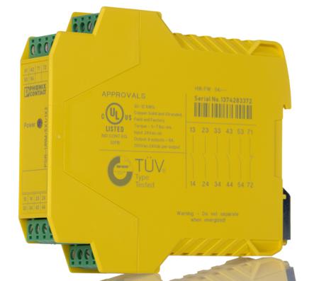 2981952 Phoenix Contact PSRclassic PSR 1 Auxiliary Contacts Coupling Relay 24V ac/dc, Single/Dual-Channel 5 Safety Contacts
