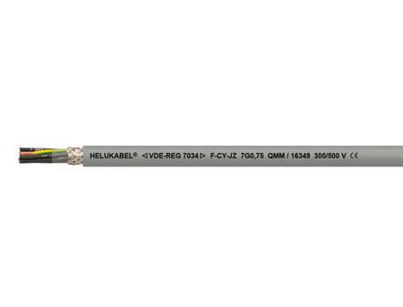 16395 Helukabel F-CY Series Control Cable, 4 Cores, 1.5 mm², Screened, 16 AWG, Shielded PVC Shield, Control Cable