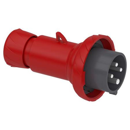 PKE16M734 Schneider Electric,  IP67 Grey Wall Mount 3P + N + E Industrial Power Socket, Rated At 16A, 380 V,With Phase