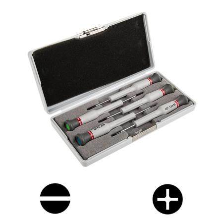 AEF.J1PB Facom Phillips; Slotted Precision Screwdriver Set, 5-Piece