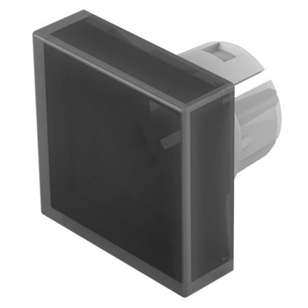 51-953.1 Indicator Lens Square Style, Black, 15.3 Long