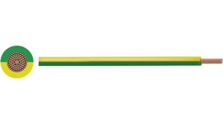 RND-475-00170 RND RND 475 Series Green/Yellow 0.5 mm² Hook Up Wire, 20 AWG, 100m, LSZH Insulation, RND 475-00170