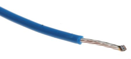 5854/7 BL005 Alpha Wire Hook-up Wire TEFLON Series Blue 0.23 mm² Hook Up Wire, 24 AWG, 7/0.20 mm, 30m, PTFE Insulation,
