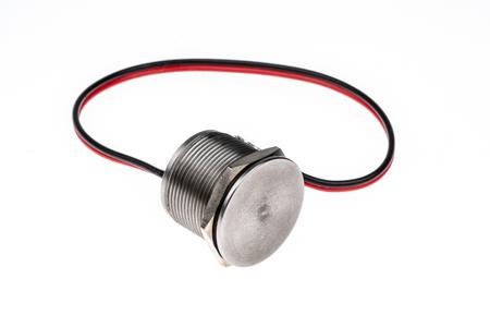 MPZ022/F Bulgin Piezo Switch, Momentary, IP68, IP69K, Wire Lead, 1 A @ 24 V dc, -40 → +85°C Grey