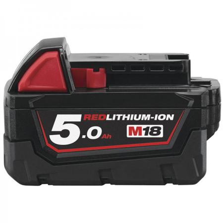 4932430483 Milwaukee M18B5 5Ah 18V Power Tool Battery, For Use With M18 Series