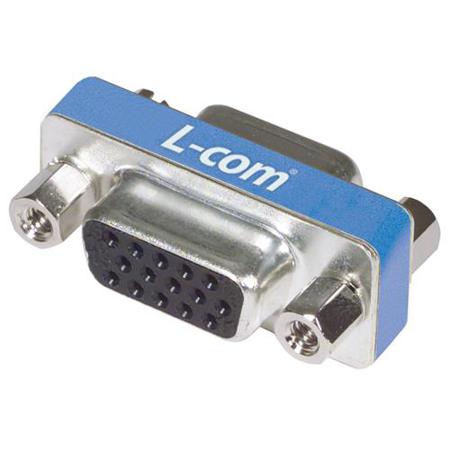 DGBH15F L-Com D Sub Adapter Female 15 Way D-Sub to Female 15 Way D-Sub