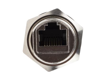311-401 Lumberg 311 Series Number 8 Way Straight Panel Mount Shielded RJ45 Connector Female