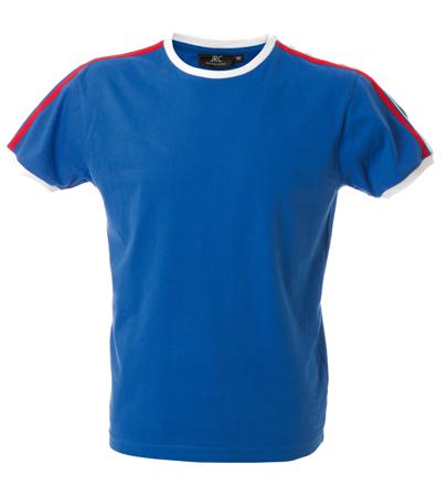 988592-M-ROYAL JRC Royal Blue 100% Cotton Short Sleeve T-Shirt, UK- M, EUR- M