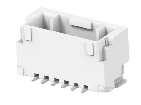 2360540-6 TE Connectivity GRACE INERTIA 1.25 Series Vertical Surface PCB Header, 6 Contact(s), 1.25 mm Pitch, 1 Row, Shrouded