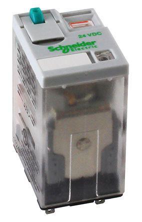 782XBX2M4L-110D Schneider Electric DPDT Non-Latching Relay Panel Mount, 125V dc Coil, 8 A