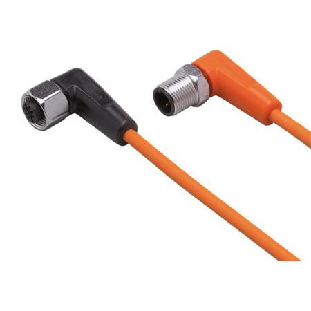 EVT326 ifm electronic Male 1 way M12 to Female 1 way M12 Sensor Actuator Cable, 0.6 m
