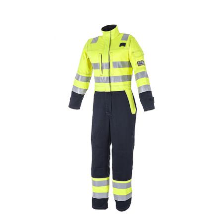 6446-NYE-R18 ProGARM Navy, Yellow Reusable Coverall, 44 to 46 in, 18R
