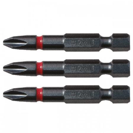 T4560 PH2LD10 CK Impact Screwdriver Bit 10 Pieces, Phillips