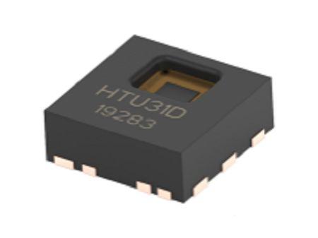 10142048-31 TE Connectivity HTU31V Series Temperature & Humidity Sensor, Analogue Output, Surface Mount, I2C, ±2%RH, 6 Pins