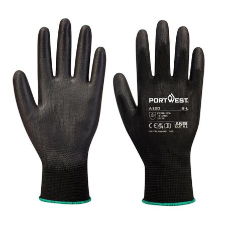 A120BKRXXS Portwest A120 Blue Polyester Abrasion Resistant, Anti-Slip, General Purpose, Good Dexterity, Tear Resistant Work