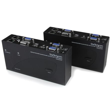 SV565DUTPU StarTech.com Dual Monitor USB VGA over CATx KVM Extender, 200m