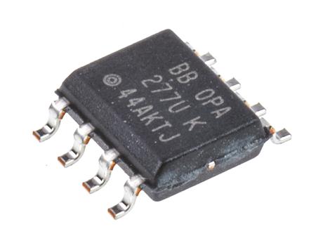 OPA277U Texas Instruments, Operational Amplifier, 1 MHz, 8-Pin 18 V SOIC
