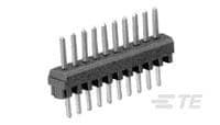 5-104178-6 TE Connectivity AMPMODU Series Vertical Board Mount PCB Header, 10 Contact(s), 1.27mm Pitch, 1 Row(s), Unshrouded