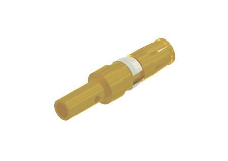 132C11029X Amphenol CONEC size 2.6mm Female Crimp D-Sub Connector Power Contact, Gold over Nickel Power, 14 → 12 AWG