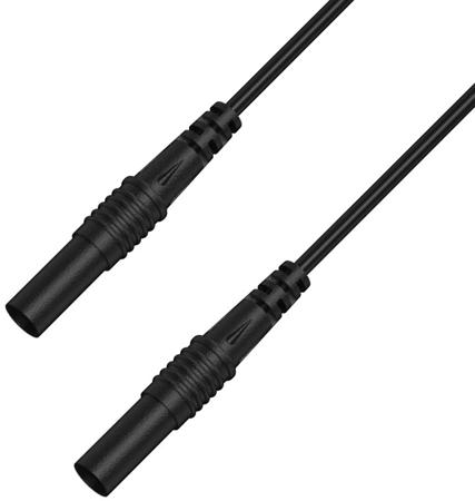 347-196 RS PRO Test Leads, 2.5A, 50V, Black, 50cm Lead Length