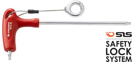 89TX.40SLS Facom 1-Piece Torx Key, T40 Size, P Shape, Long, Short Arm