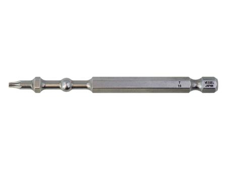 IB-TX10x90 Vessel Hexagon Screwdriver Bit, 90 mm Tip, 1/4 in Drive, Hex Drive, 90 mm Overall
