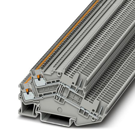 3214521 Phoenix Contact  PTTBS 1.5/S/2P-PV Series Grey, 0.14 → 1.5mm², Push In Termination