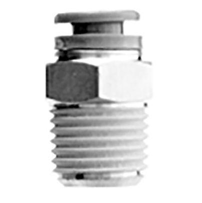 KRH12-04SW2 SMC KR Series Straight Fitting, R 1/8 to For tubing outside diameter 12 mm, Threaded-to-Tube Connection Style,